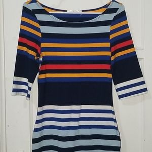 Bright colored Striped Dress